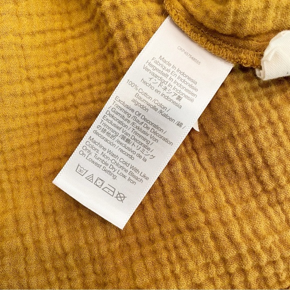 Madewell Mustard Tiered Circle Skirt - Picture 7 of 7